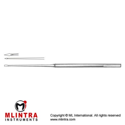Buckingham Chisel Stainless Steel, 18 cm - 7" Tip Size 0.5 mm